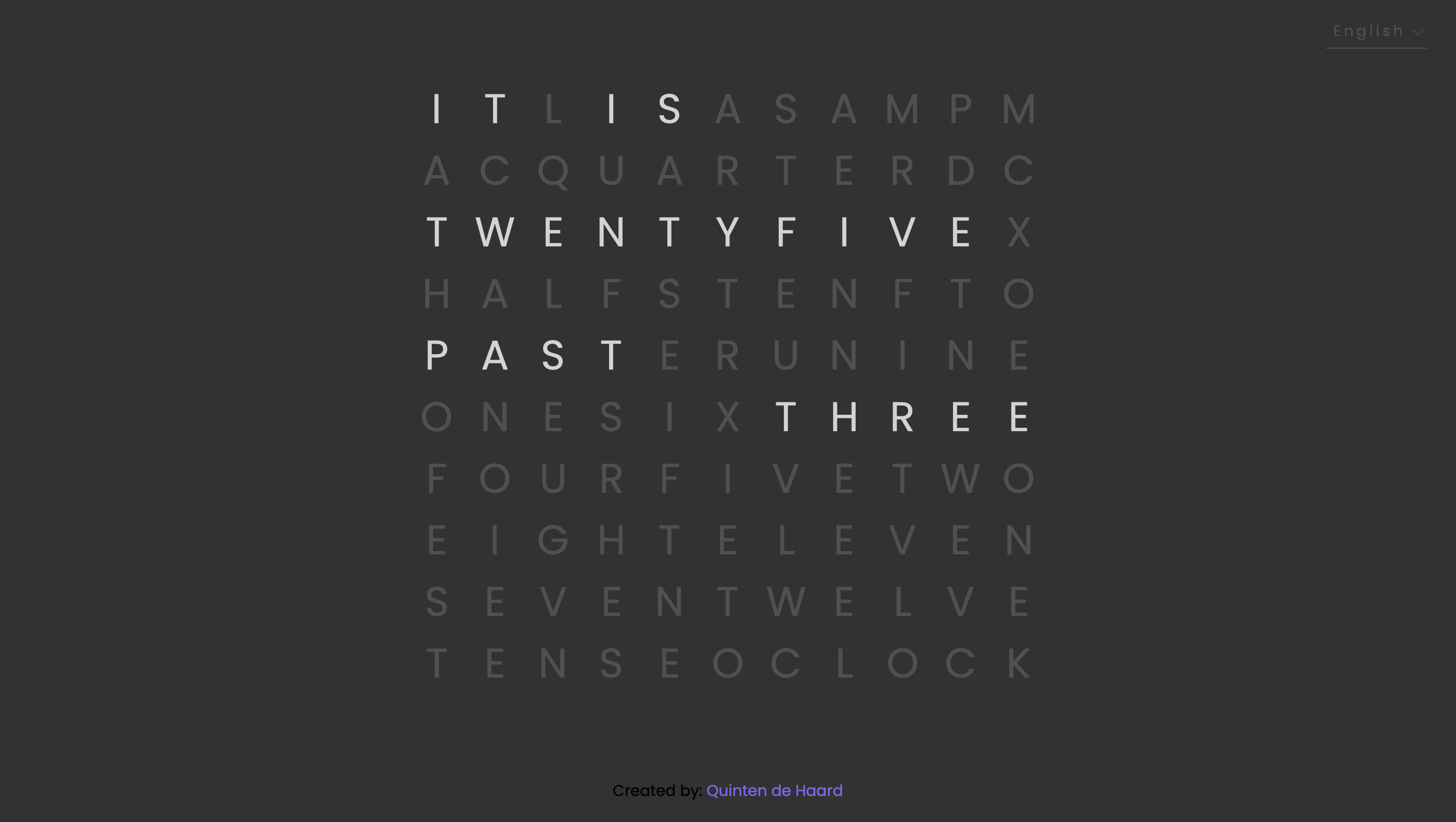 TEQlockTwo English